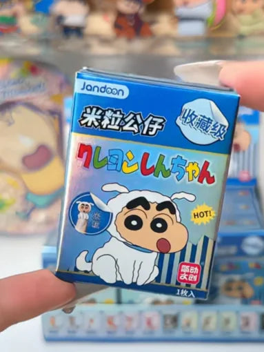 Shin Chan mini — la serie del grano de arroz · gachapon coleccionable