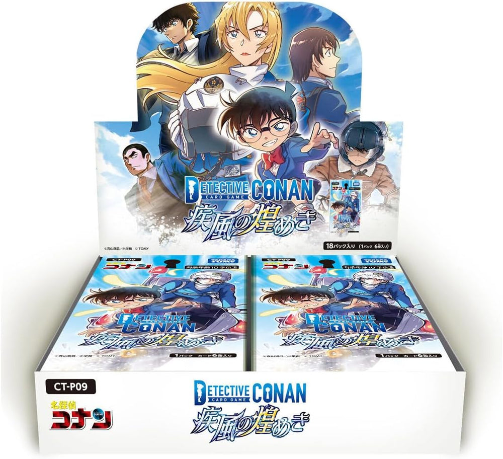 Detective Conan TCG · caja de 18 sobres (CT-P09) · gachapon coleccionable