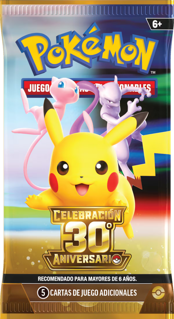 Sobre de Celebración 30.º Aniversario · gachapon coleccionable