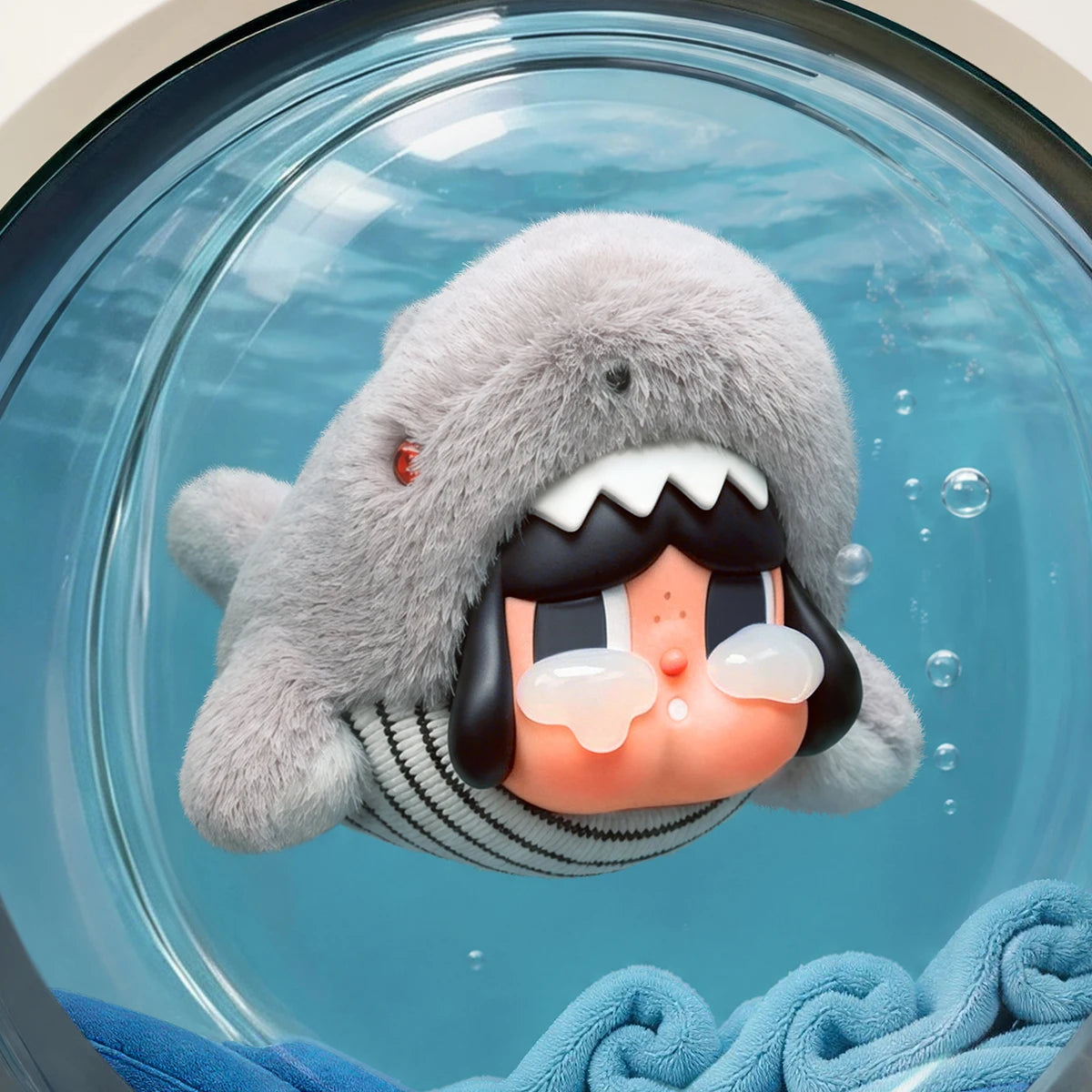 POP MART CRYBABY Cry Me An Ocean (colgante peluche) — POP MART