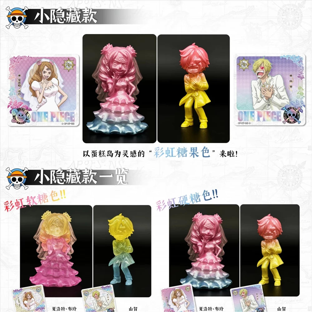 Caja ciega de One Piece con minigoma coleccionable kawaii de estilo japonés — Don Gachapón