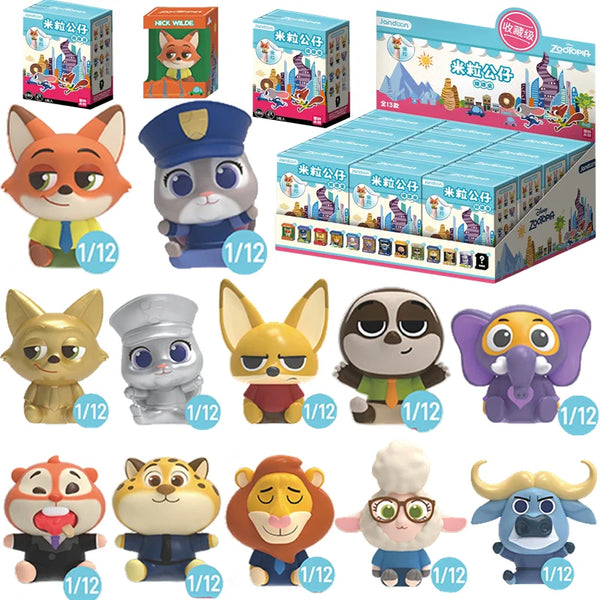 Zootrópolis · minifiguras sorpresa · gachapon coleccionable