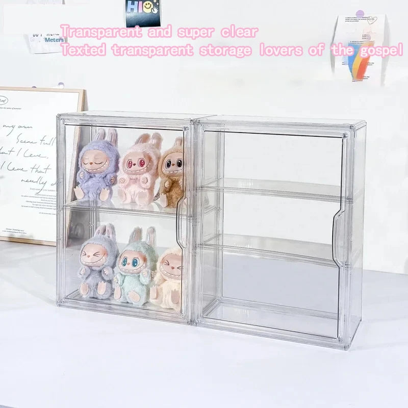 Vitrina acrílica para Labubu y figuras