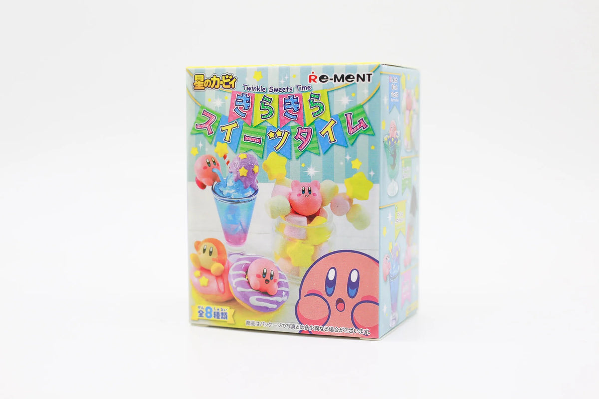 Caja sorpresa RE-MENT de Kirby con figura miniatura kawaii de estilo japonés — Don Gachapón
