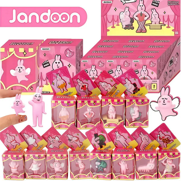 My Friend Rabbit · el conejo rosa · gachapon coleccionable
