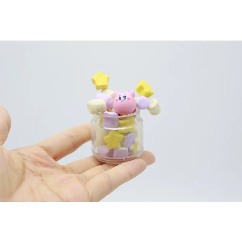 Caja sorpresa RE-MENT de Kirby con figura miniatura kawaii de estilo japonés — Don Gachapón