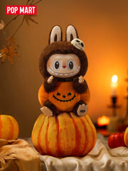 POP MART Happy Halloween Party · Pumpkin Sitting (peluche)