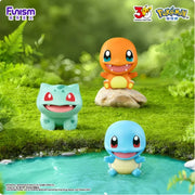 Figuras de Bulbasaur, Charmander y Squirtle de Pokémon First Partner