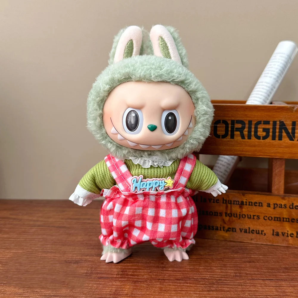 Conjuntos de ropa con gorro para Labubu