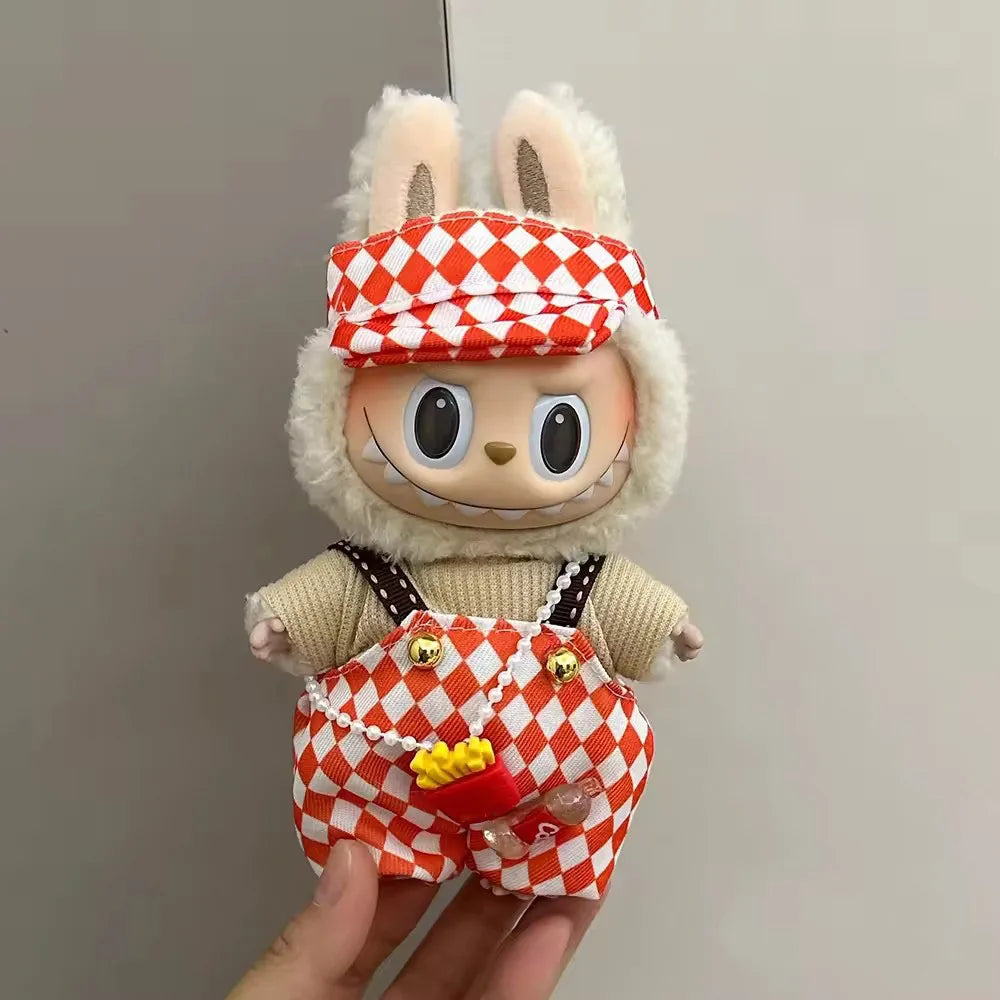 Conjuntos de ropa con gorro para Labubu