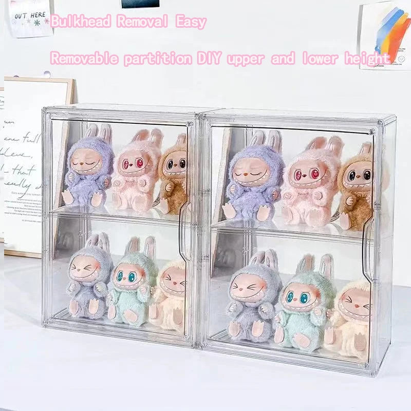 Vitrina acrílica para Labubu y figuras