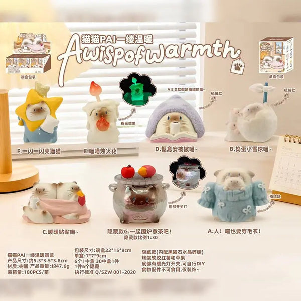 Awispofwarmth Gatos · gachapon coleccionable