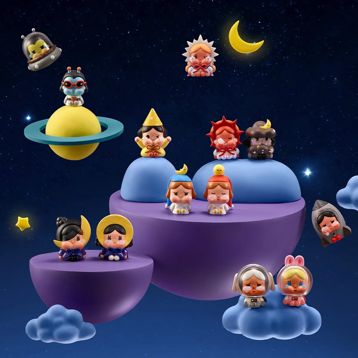 POP MART CRYBABY Crying to the Moon (Sitting) — POP MART