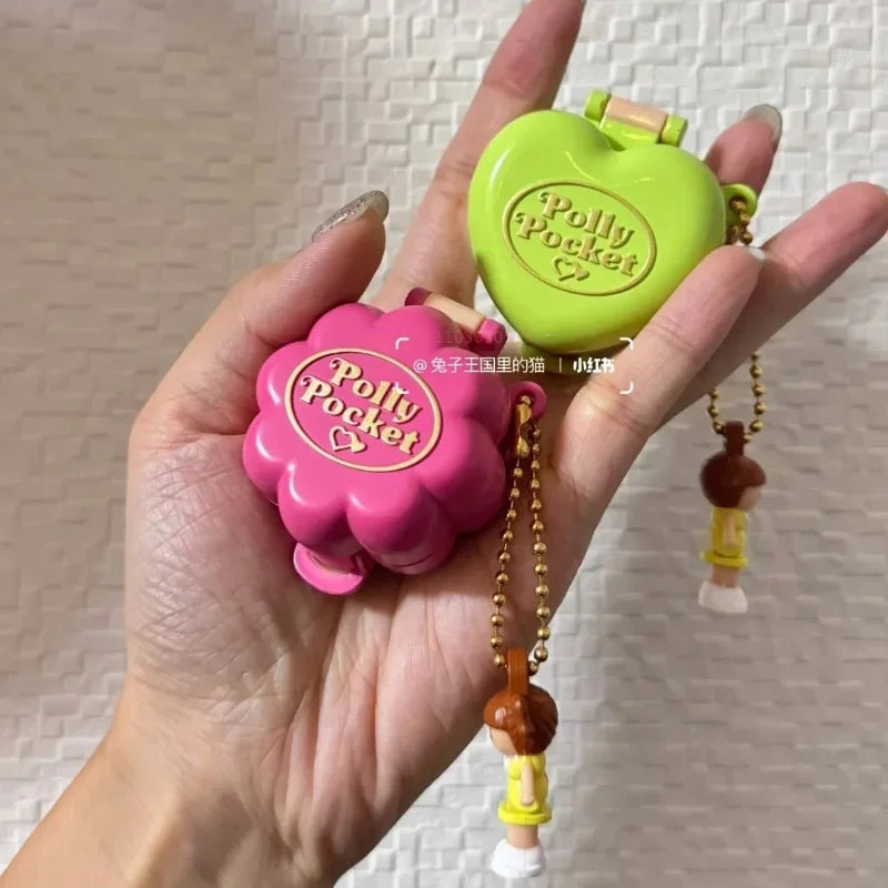 Polly Pocket, casitas de bolsillo que se abren (Bandai) · gachapon coleccionable