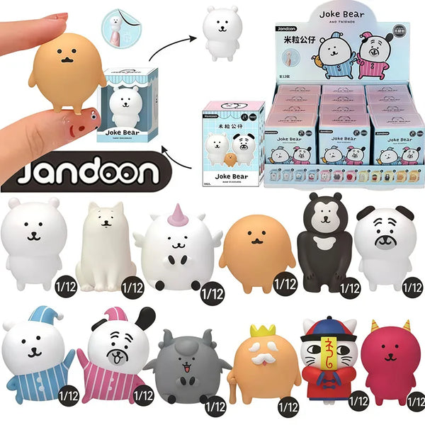 Joke Bear · minifiguras sorpresa · gachapon coleccionable