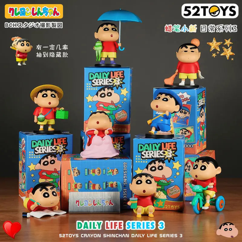 Shin Chan Daily Life 3 (52TOYS) — con figura secreta · gachapon coleccionable