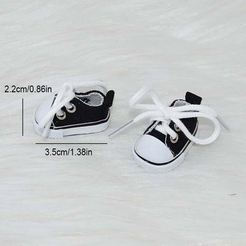Zapatillas de lona para Labubu (17 cm)