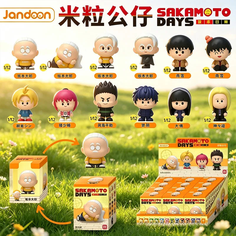 Sakamoto Days · minifiguras sorpresa · gachapon coleccionable