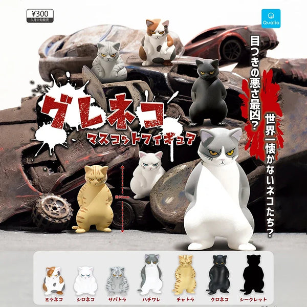 Gato pandillero · gachapon coleccionable