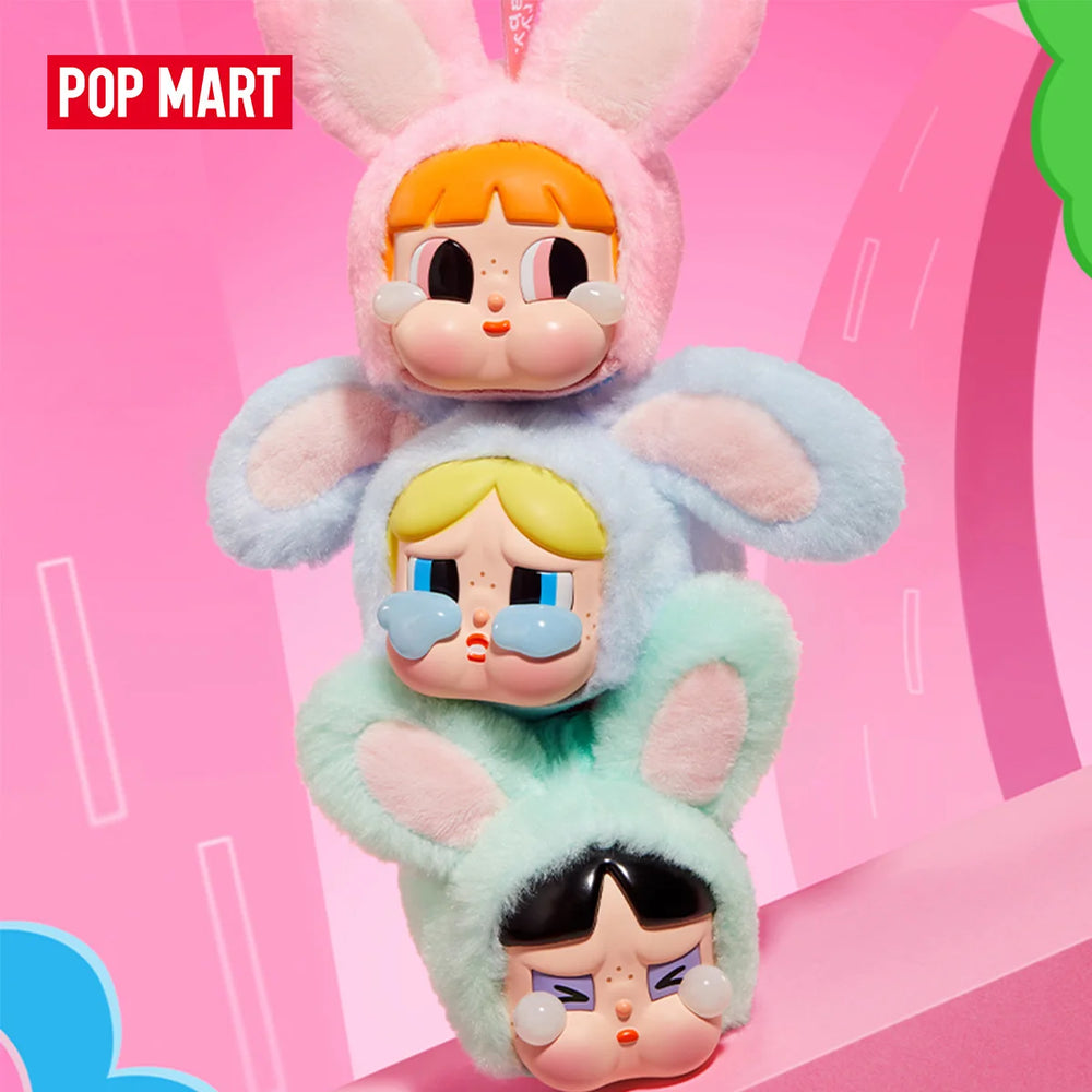 POP MART CRYBABY × Powerpuff Girls (peluche)