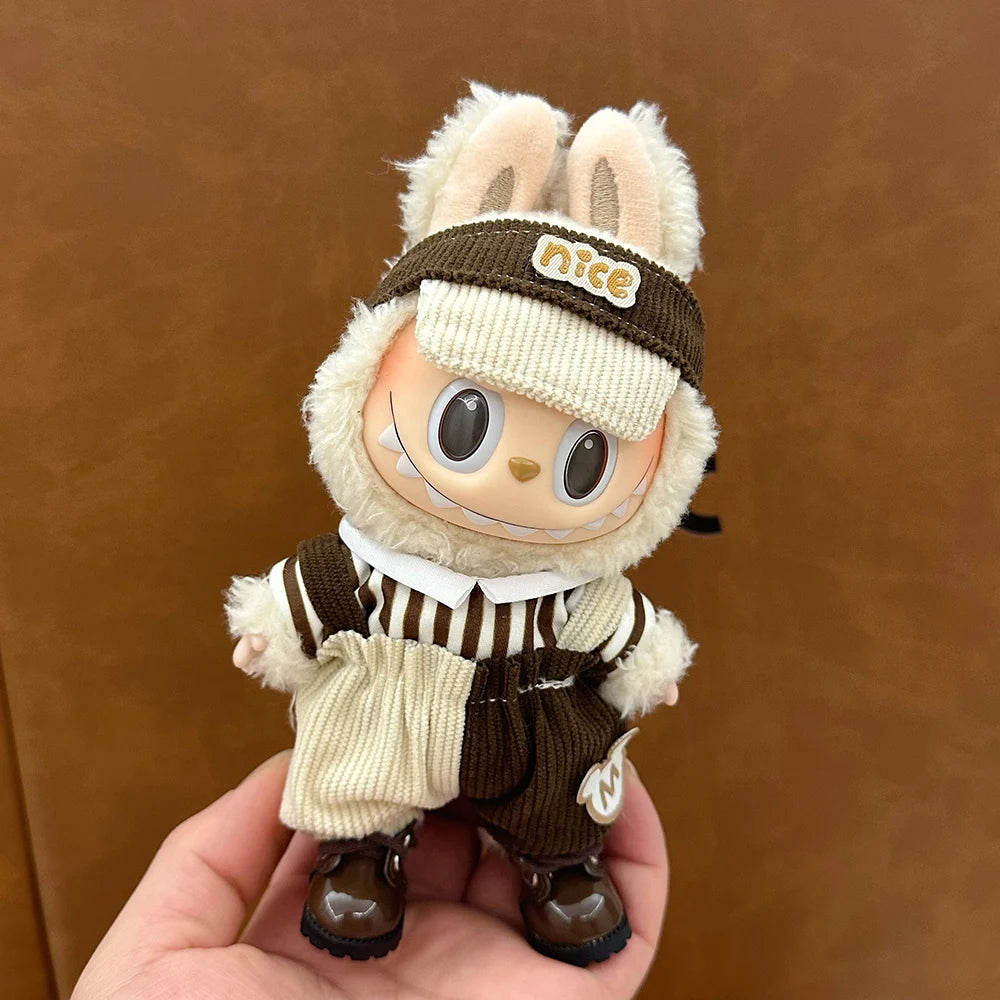 Conjuntos de ropa con gorro para Labubu