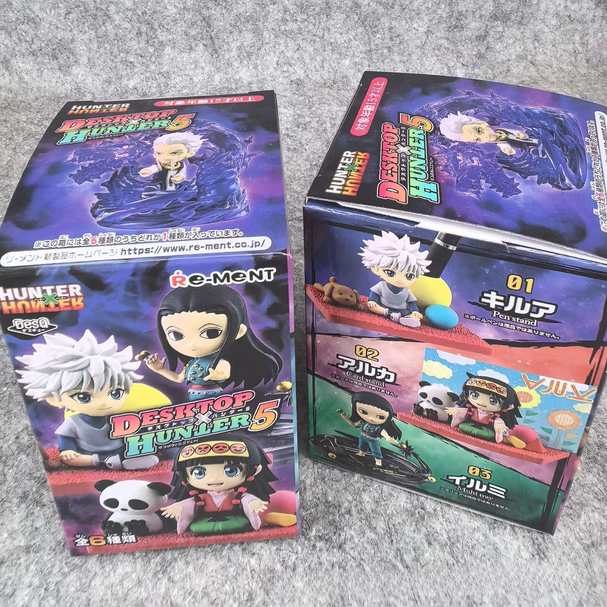 Caja sorpresa de Hunter X Hunter con figura coleccionable kawaii de estilo japonés — Don Gachapón