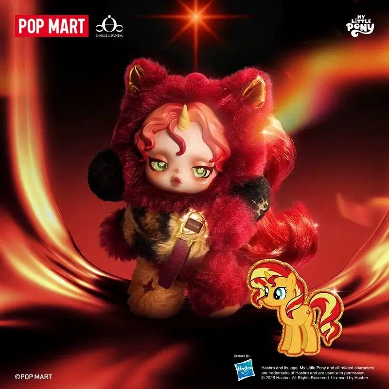 POP MART SKULLPANDA × My Little Pony · gachapon coleccionable