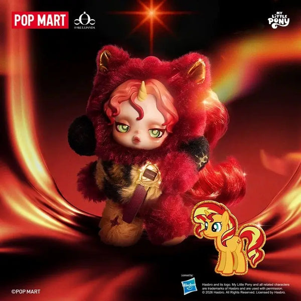 POP MART SKULLPANDA × My Little Pony · gachapon coleccionable