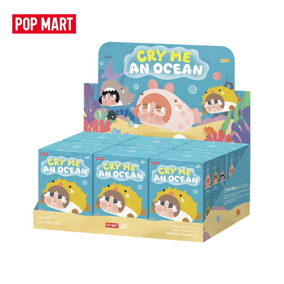 POP MART CRYBABY Cry Me An Ocean (colgante peluche) — POP MART