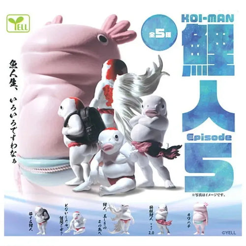 Axolote kung-fu (Yell) — gachapon japonés, foto 1