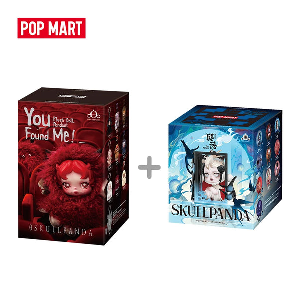 POP MART SKULLPANDA · Pack ¡Me encontraste! + The Mirage · gachapon coleccionable