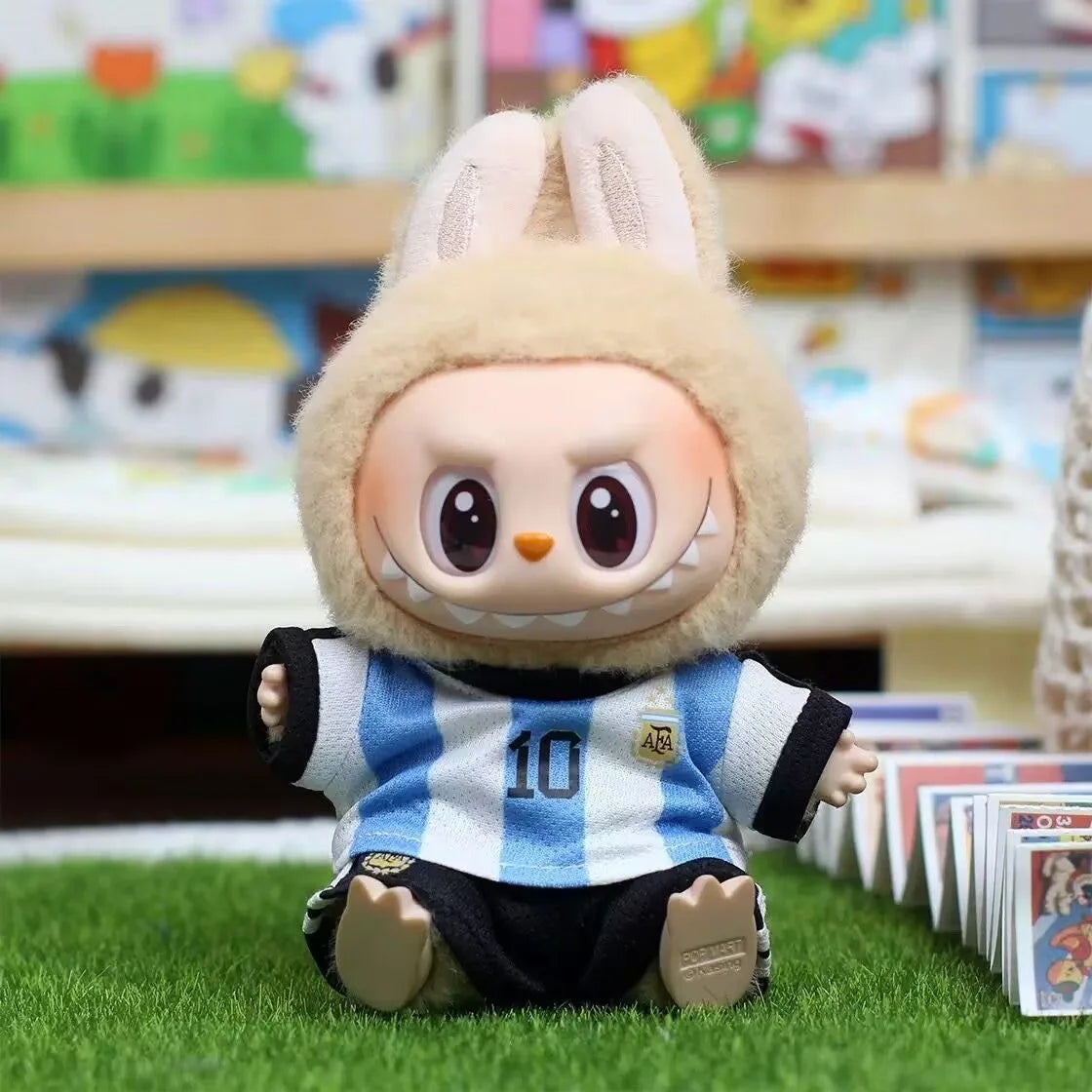 Conjuntos de ropa para Labubu de 17 cm