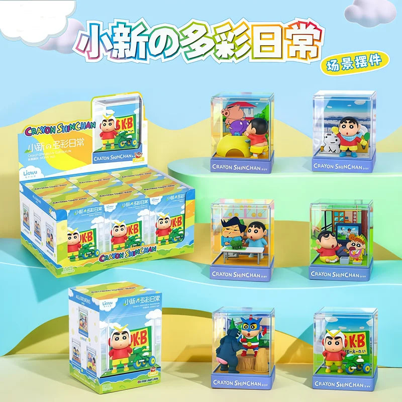 Shin Chan · su día a día en colores · gachapon coleccionable