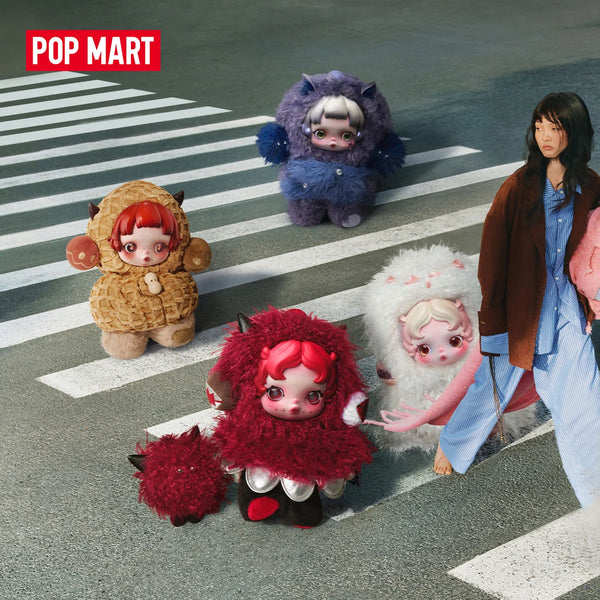 POP MART SKULLPANDA · ¡Me encontraste! (peluche) · gachapon coleccionable